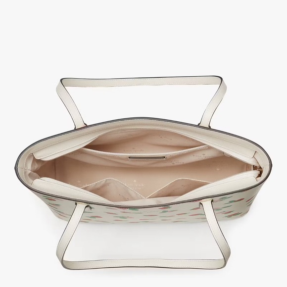 NWT💃Kate Spade Jana Tossed Strawberry Printed Tote - Picture 9 of 11